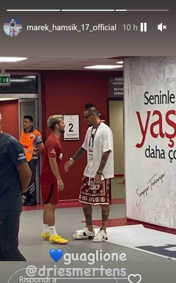 SOCIAL/ Mertens in Turchia incontra un suo vecchio amico- immagine 2