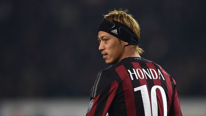 Keisuke Honda durante Alessandria - Milan di Coppa Italia (credits: GETTY Images) 