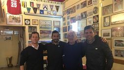 Pinzi e Domizzi fanno visita al Club da Brando