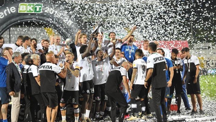 Lo Spezia festeggia 