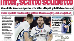 Prima Pagina, Corriere dello Sport: “Inter scatto scudetto. Crisi Juve senza fine”