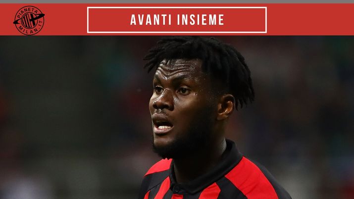 Sono in corso le trattative per il rinnovo di Franck Kessie (centrocampista AC Milan) | Calciomercato Milan (credits: Getty images) 