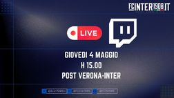 Post Verona-Inter, FCINTER1908 live sul canale Twitch alle 15