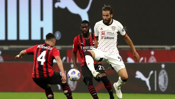 Pavoletti, Bennacer e Tomori in Milan-Cagliari
