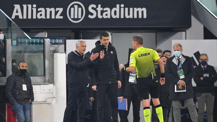 Getty Images Mourinho: “Se PIF può portarmi via dalla Roma? Non lascio per niente. Su Orsato…” - immagine 1
