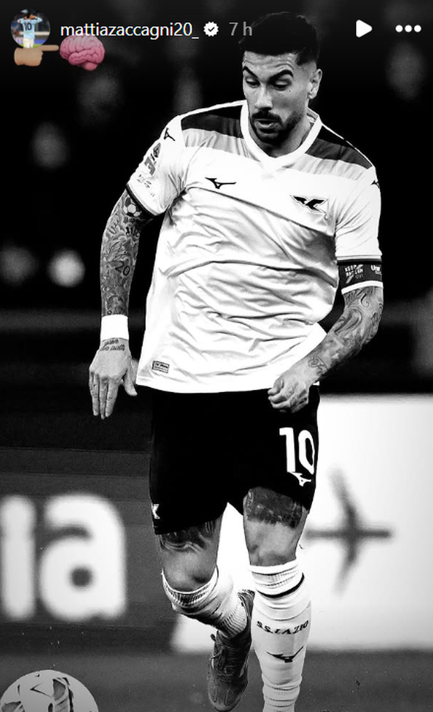 Storia Zaccagni su Instagram