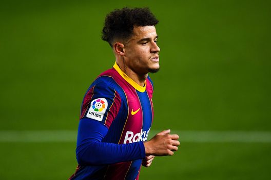 Coutinho con la maglia del Barcellona Coutinho con la maglia del Barcellona