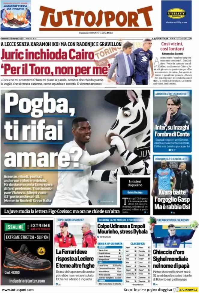 EDICOLA TS – Inter, su Inzaghi l’ombra di Conte - immagine 1