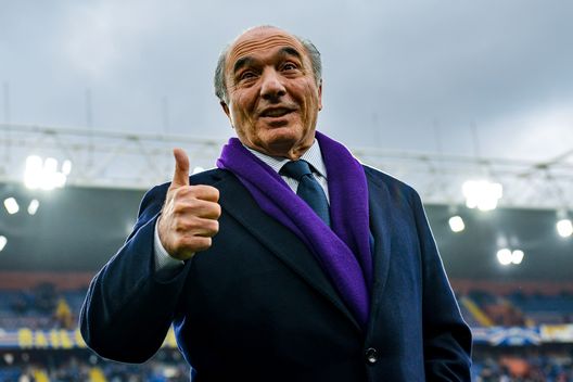 GENOA, ITALY - FEBRUARY 16: Rocco Commisso President of ACF Fiorentina during the Serie A match between UC Sampdoria and ACF Fiorentina at Stadio Luigi Ferraris on February 16, 2020 in Genoa, Italy. (Photo by Paolo Rattini/Getty Images) GENOA, ITALY - FEBRUARY 16: Rocco Commisso President of ACF Fiorentina during the Serie A match between UC Sampdoria and ACF Fiorentina at Stadio Luigi Ferraris on February 16, 2020 in Genoa, Italy. (Photo by Paolo Rattini/Getty Images)
