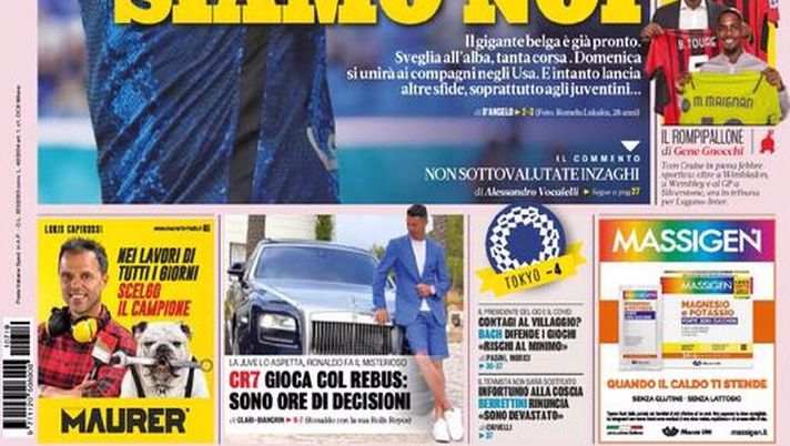 BUONGIORNO CITTACELESTE – LE PRIME PAGINE DEI PRINCIPALI QUOTIDIANI SPORTIVI – GUARDA 