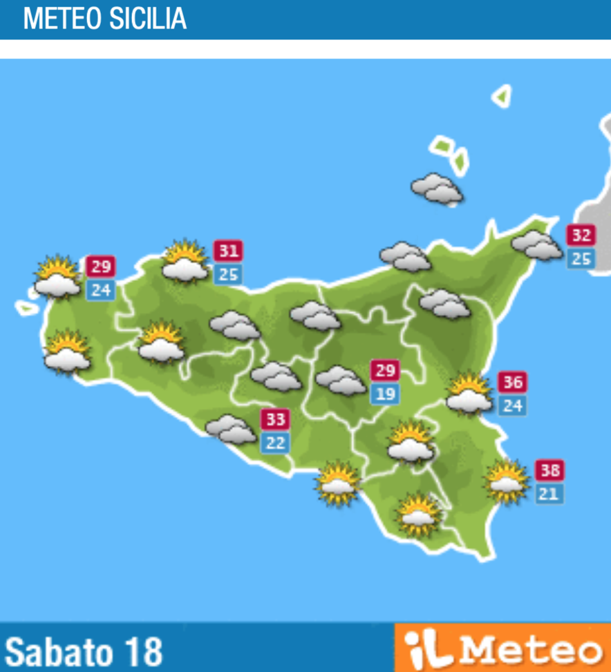 Meteo, Palermo: cielo coperto, le previsioni di sabato 18 settembre Meteo, Palermo: cielo coperto, le previsioni di sabato 18 settembre