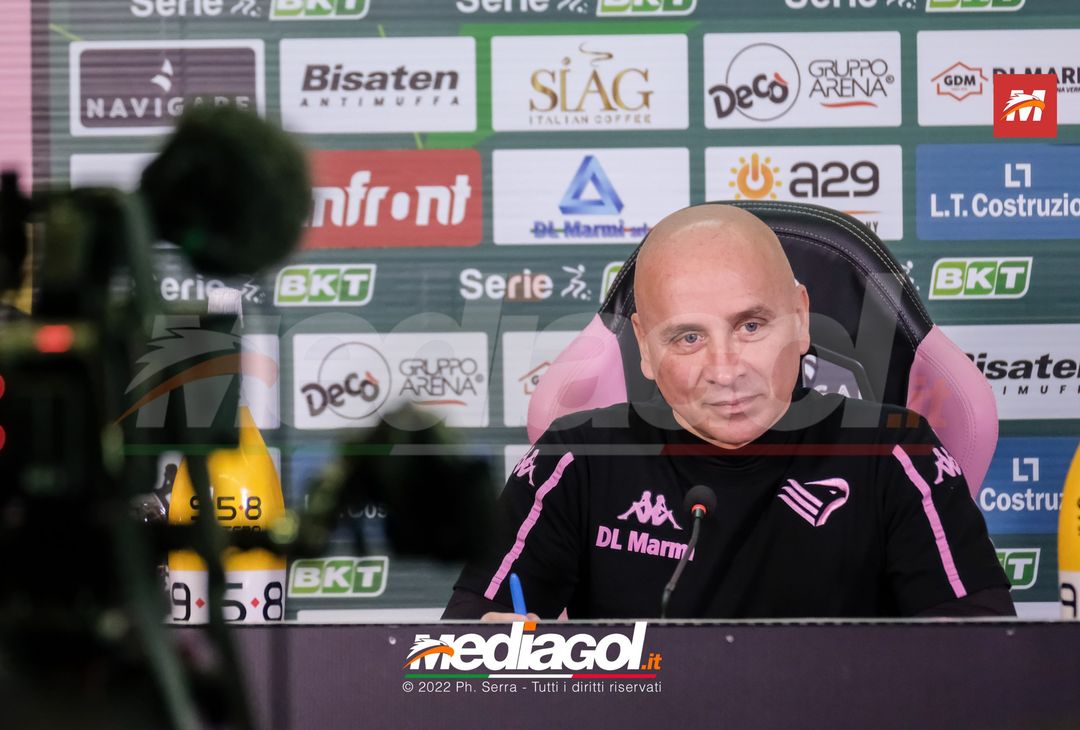 FOTO PALERMO, verso il Perugia: Corini in sala stampa (Gallery) - immagine 4