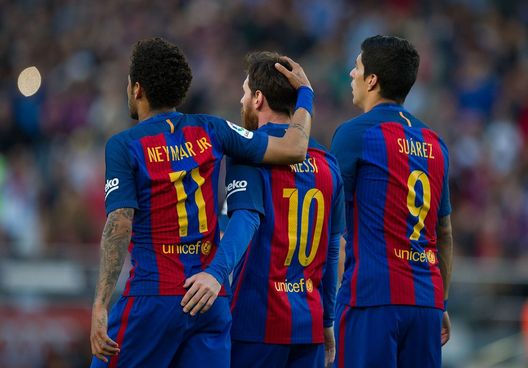 Messi, Neymar e Suarez (getty images) Messi, Neymar e Suarez (getty images)