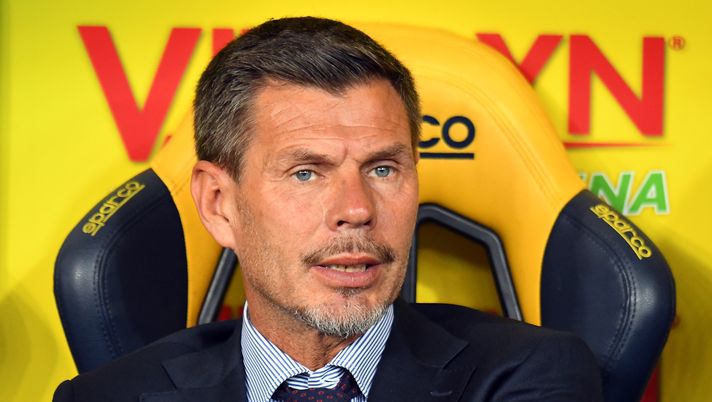 VERONA, ITALY - SEPTEMBER 15:  Zvonimir Boban of AC Milan  looks on during the Serie A match between Hellas Verona and AC Milan at Stadio Marcantonio Bentegodi on September 15, 2019 in Verona, Italy.  (Photo by Alessandro Sabattini/Getty Images) 