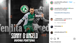 Avellino, ufficiale la cessione di D’Angelo: il palermitano va alla Reggiana