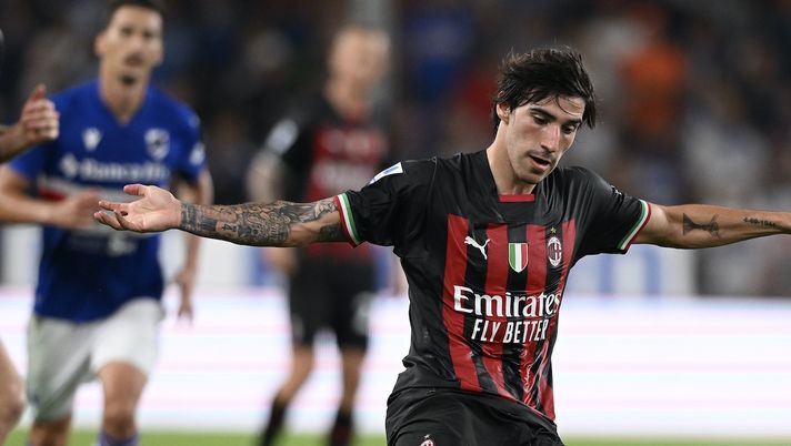 Sandro Tonali AC Milan Sampdoria-Milan 1-2 Serie A 2022-2023