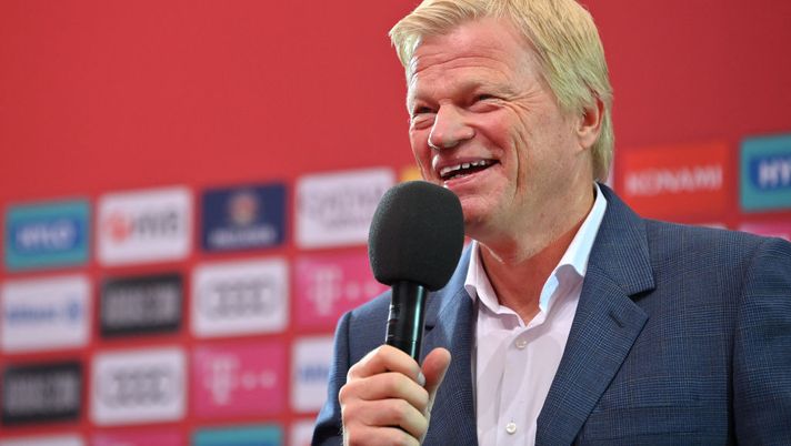 MUNICH, GERMANY - JULY 05: New CEO of FC Bayern Muenchen Oliver Kahn addresses a video press conference at Allianz Arena on July 05, 2021 in Munich, Germany. From July 1, 2021, former goalkeeper Oliver Kahn took over from Karl-Heinz Rummenigge as CEO of FC Bayern Muenchen. (Photo by Sebastian Widmann/Getty Images) Il futuro del Bayern? Diventare…come il Borussia Dortmund: 13-14 campioni e poi giovani da rivendere! - immagine 1