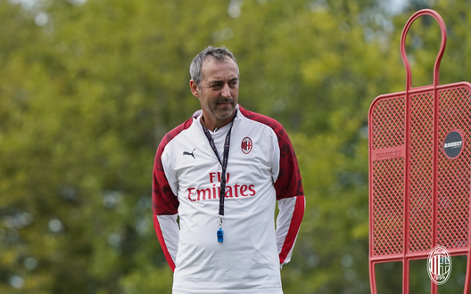  Marco Giampaolo, tecnico del Milan (credits: acmilan.com) 