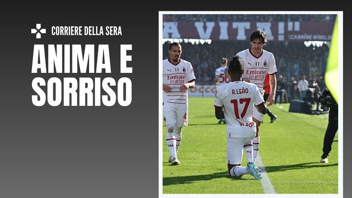 Rafael Leao AC Milan Salernitana-Milan 1-2 Serie A 2022-2023