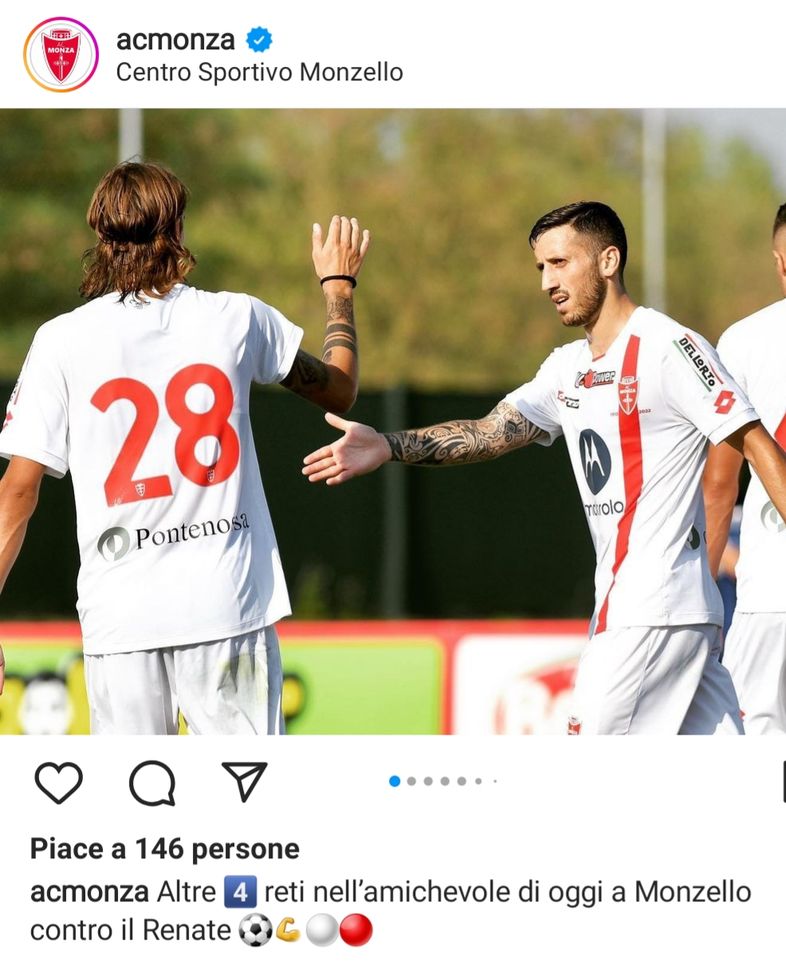 Doppio Gytkjaer e avanti tutta sul difensore: derby brianzolo, terzo poker estivo del Monza- immagine 2