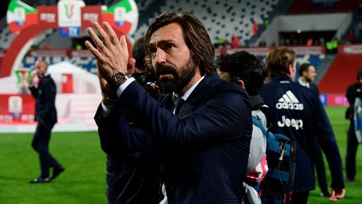 REGGIO NELL'EMILIA, ITALY - MAY 19: Andrea Pirlo, Head Coach of Juventus looks on following the TIMVISION Cup Final between Atalanta BC and Juventus on May 19, 2021 in Reggio nell'Emilia, Italy. A limited number of fans will be allowed into the stadium as Coronavirus restrictions begin to ease in Italy. (Photo by Marco Rosi/Getty Images for Lega Serie A) UFFICIALE – Pirlo riparte dalla Turchia: è il nuovo allenatore del Karagumruk - immagine 1