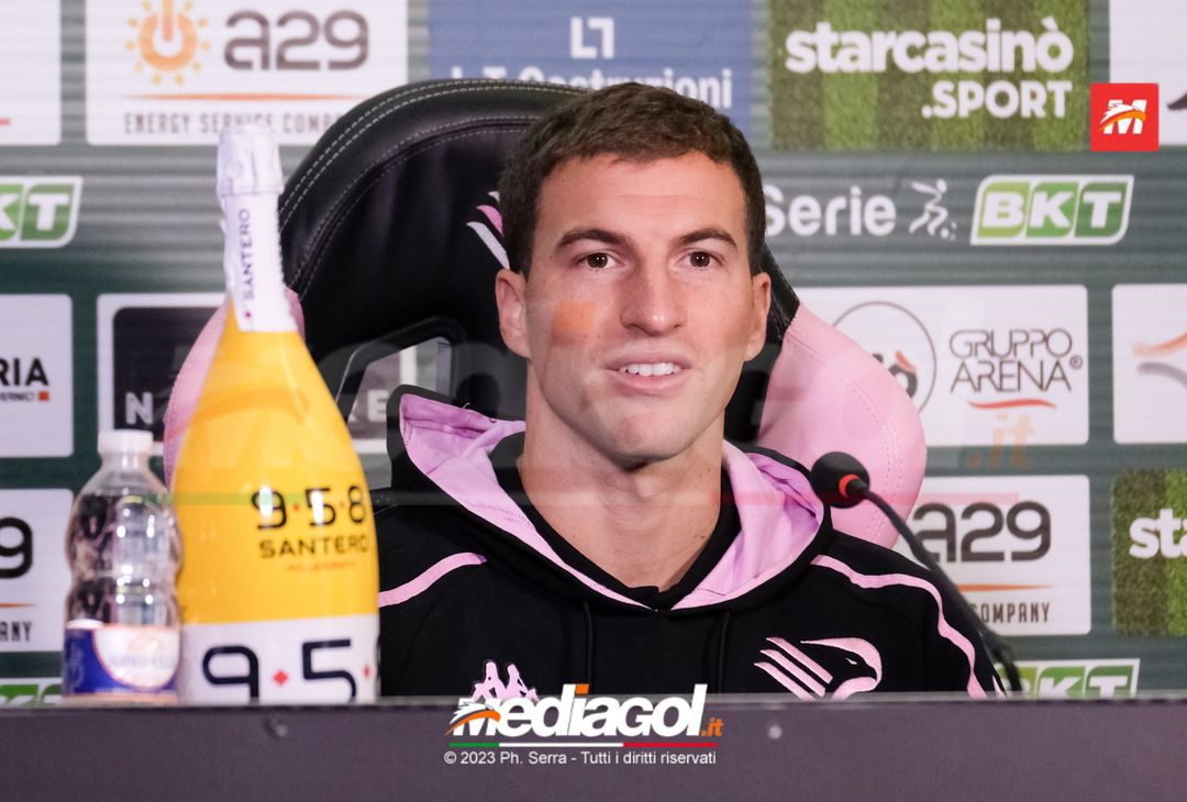 FOTO PALERMO, Edoardo Masciangelo presentato in conferenza stampa (Gallery) - immagine 9