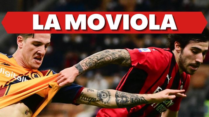 Moviola Milan-Roma 3-1 Serie A 2021-2022 arbitro Chiffi VAR