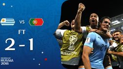 Uruguay-Portogallo 2-1 – Continua la serie positiva dell’Uruguay. Ronaldo lascia il mondiale