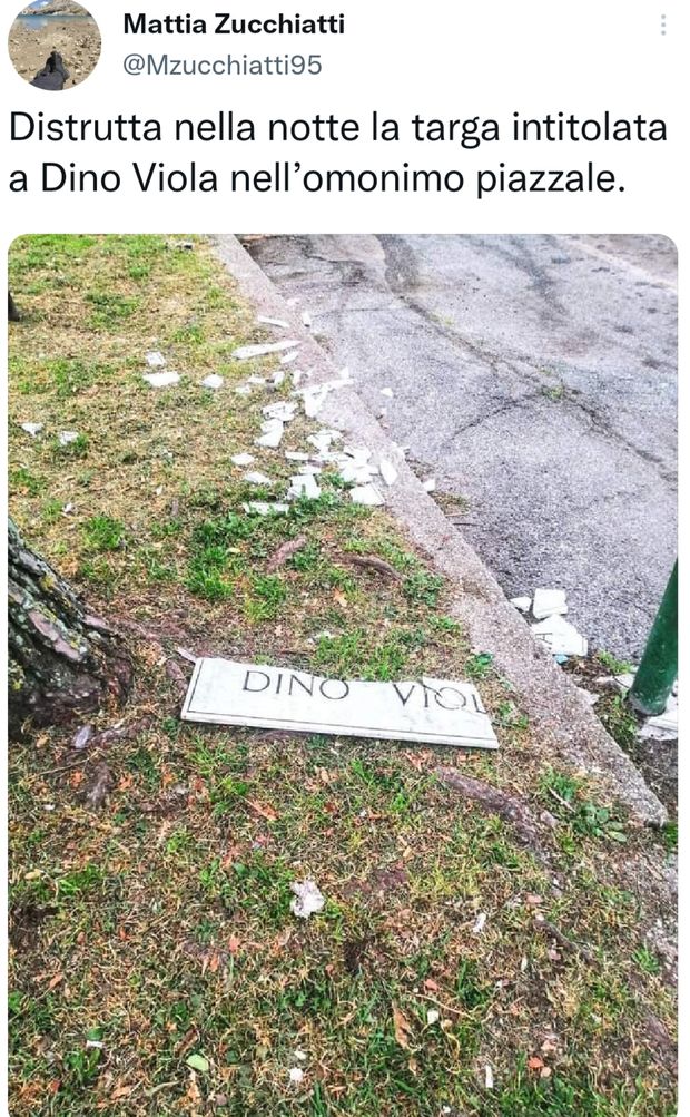 In frantumi la targa di Dino Viola: ma il derby non c’entra nulla…- immagine 2