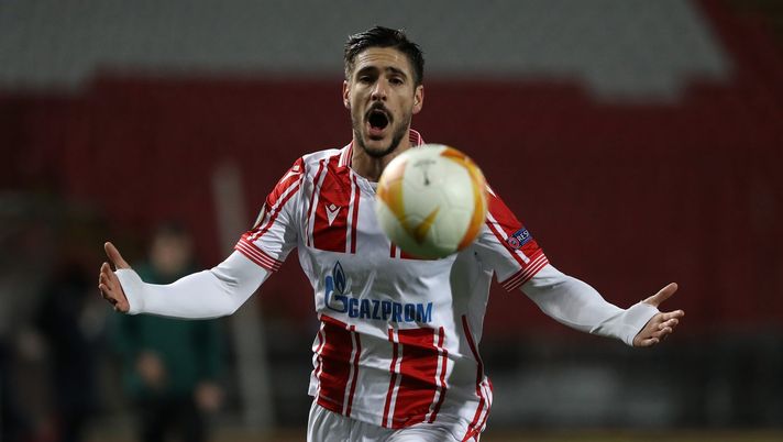 Diego Falcinelli, attaccante 29 anni della Stella Rossa di Belgrado (Getty Images) 