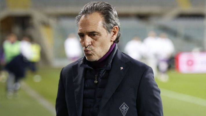FLORENCE, ITALY - FEBRUARY 19: Cesare Prandelli manager of ACF Fiorentiona reacts during the Serie A match between ACF Fiorentina and Spezia Calcio at Stadio Artemio Franchi on February 19, 2021 in Florence, Italy. (Photo by Gabriele Maltinti/Getty Images) Prandelli: “Ribery si è allenato bene, decideremo se dal 1′! Kokorin c’è, Pulgar…” - immagine 1