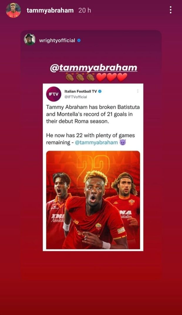 Da Ian Wright a James: quanti complimenti dall’Inghilterra per Abraham- immagine 2