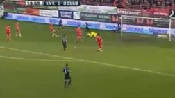 VIDEO / Il Brugge si gode il suo Alberto Tomba: slalom di Izquierdo e gran gol