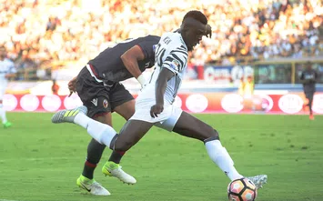  BOLOGNA, ITALY - MAY 27: Moise Kean of Juventus FC in action during the Serie A match between Bologna FC and Juventus FC at Stadio Renato Dall'Ara on May 27, 2017 in Bologna, Italy. (Photo by Mario Carlini / Iguana Press/Getty Images)