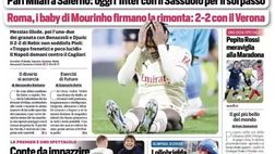 Prima Pagina, Corriere dello Sport: “Diavolo, che frenata. L’Inter per il sorpasso”