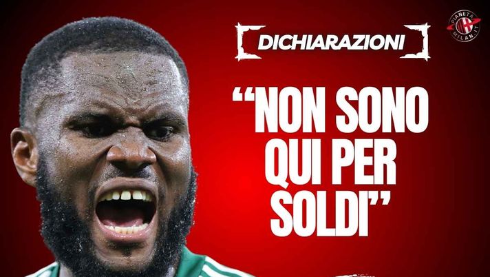 Kessié: 'Non sono andato in Arabia per i soldi. Spero che al Milan ...'