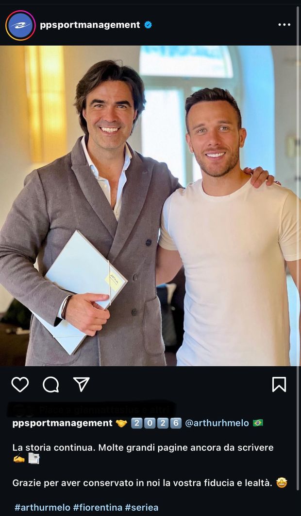 Arthur rinnova fino al 2026 con Pastorello: “La storia continua”- immagine 2