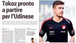 MV: “Tokoz pronto a partire per l’Udinese”