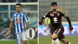 Torino-Pescara, Benassi affronta Verre: stessa leva, carriere differenti