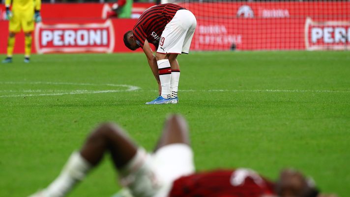 La disperazione del Milan, Getty Images La disperazione del Milan, Getty Images