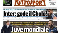 PRIMA PAGINA TUTTOSPORT OGGI: “Inter: gode il Cholo!”