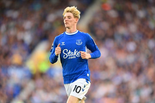 Anthony Gordon dell'Everton, obiettivo del Chelsea (Getty Images) Anthony Gordon dell'Everton, obiettivo del Chelsea (Getty Images)