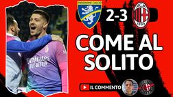 JOVIC ENTRA E SEGNA. FROSINONE-MILAN 2-3: LA SOLITA TRASFERTA