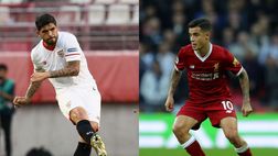 Champions League: Siviglia-Liverpool, sfida nella sfida tra gli ex Inter Banega e Coutinho