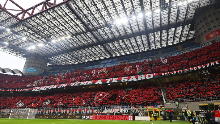 15 dicembre 2019, Milan-Sassuolo: la Curva Sud del Milan (credits: GETTY Images) 15 dicembre 2019, Milan-Sassuolo: la Curva Sud del Milan (credits: GETTY Images)