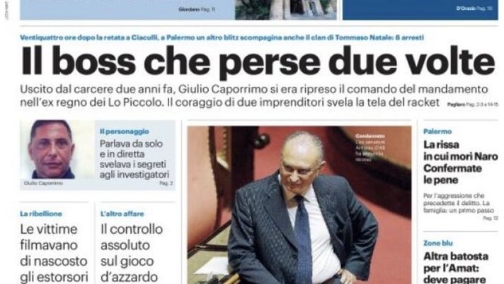 Prima Pagina, Giornale di Sicilia: “La variante Delta dilaga in Sicilia” Prima Pagina, Giornale di Sicilia: “La variante Delta dilaga in Sicilia”