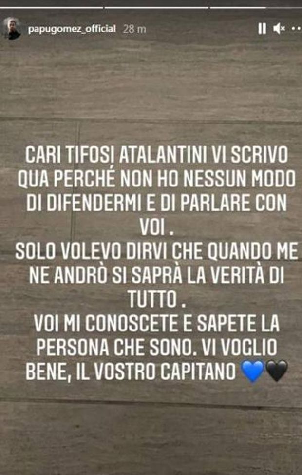 Papu Gomez (calciatore dell'Atalanta), annuncia il suo addio su Instagram | Calciomercato News Papu Gomez (calciatore dell'Atalanta), annuncia il suo addio su Instagram | Calciomercato News