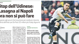 Messaggero Veneto: Stop dell’Udinese, Lasagna al Napoli ora non si può fare
