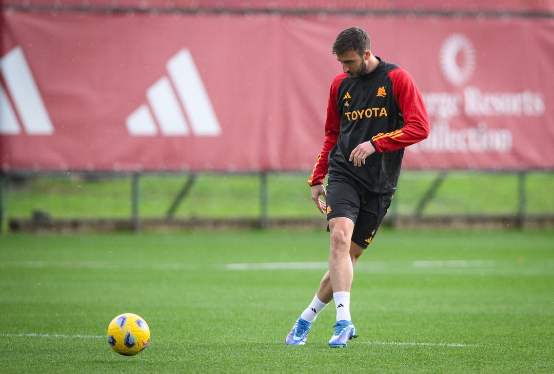 Roma, la rifinitura alla vigilia dell’Atalanta – FOTOGALLERY - immagine 26