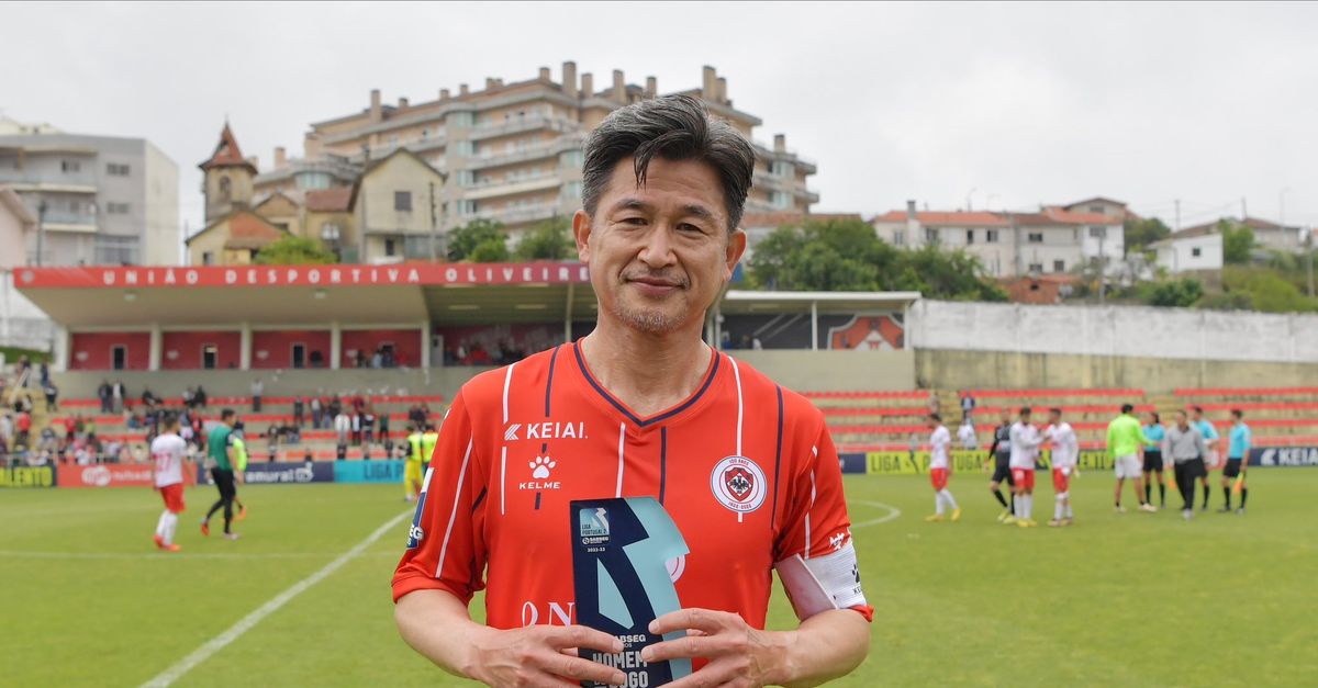 Segunda divisão portuguesa, em 56 Miura melhor jogador mas recusou: “Outros são melhores que eu…”